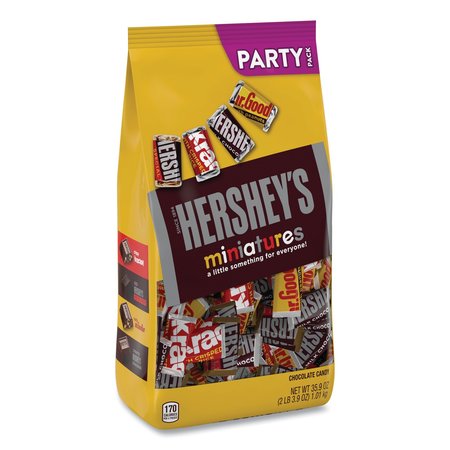 HERSHEYS Chocolate Miniatures Party Pack Assortment, 35.9 oz Bag, PK2 21458
